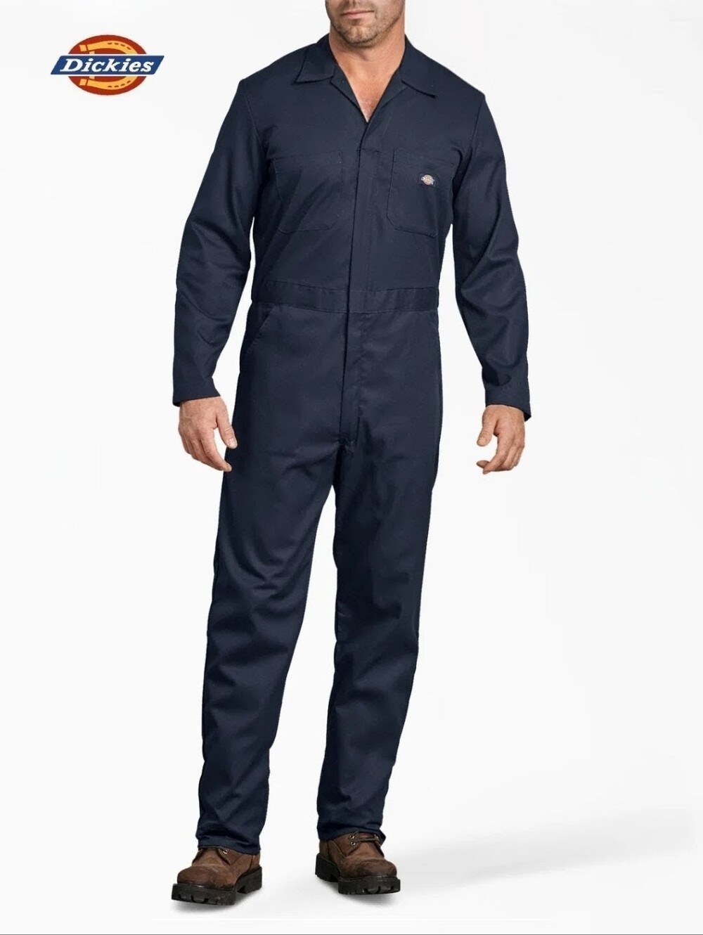 Dickies Mens 2XL Tall Flex Performance Temp Control Cooling Navy Blue Coveralls